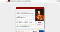 Desktop Screenshot of davidhume.org